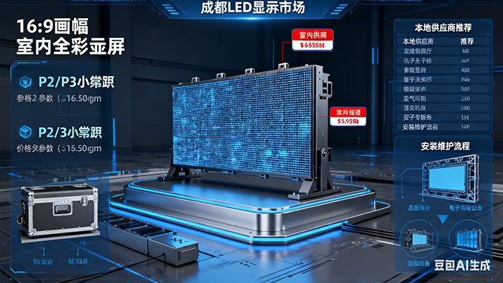 成都LED顯示屏選購安裝全攻略｜供應(yīng)商排名、價格及維修服務(wù)指南